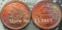 1845 Braided Hair Half Cent  Copy Coin commemorative coins