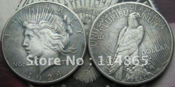 1924-S Peace Dollar Copy Coin commemorative coins