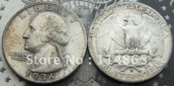 1936-S Washington Quarter Copy Coin commemorative coins
