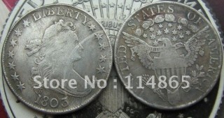 1803 Draped Bust Half Dollar Copy Coin commemorative coins