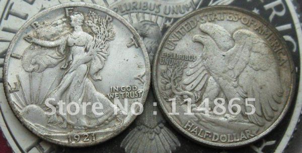 1921 Walking Liberty Half DollarCOIN COPY FREE SHIPPING
