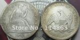 1841 Seated Liberty Silver Dollar Coin COPY FREE SHIPPING