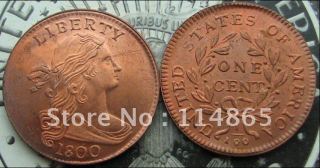 1800 Draped Bust Large Cent Copy Coin commemorative coins