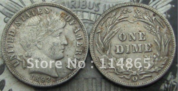 1892-O Barber Liberty Head Dime COPY commemorative coins