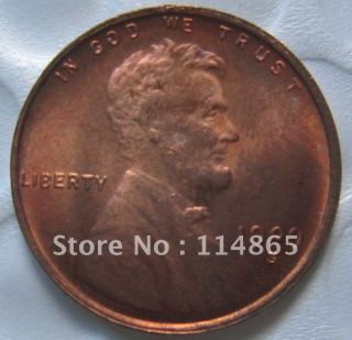 COPY REPLICA 1909 S Lincoln Wheat Cent Penny