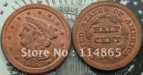 1853 Braided Hair Half Cent  Copy Coin commemorative coins