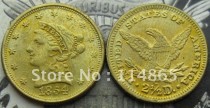 1854-C $2 1/2 Gold Coronet Liberty Head Quarter Eagle COPY FREE SHIPPING