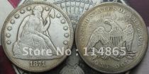 1871 Seated Liberty Silver Dollar Copy Coin commemorative coins