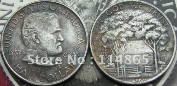 1922 GRANT WITH STAR Memorial Half Dollar Copy Coin commemorative coins