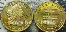2007 THOMAS JEFFERSON $10.. GOLD  COPY commemorative coins