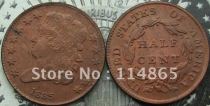 1835 Classic Head Half Cent Copy Coin commemorative coins