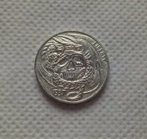 Hobo Nickel Coin_Type #6_1937-S BUFFALO NICKEL Copy Coin