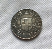 1936 Mint York County Maine Commemorative  Half Dollar Coin  COPY commemorative coins