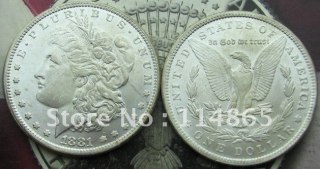 1881-P Morgan Dollar UNC COIN COPY FREE SHIPPING