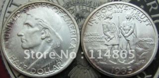1935-S  BOONE BICENTENNIAL COMMEMORATIVE HALF DOLLAR UNC