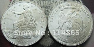 USA 1879-P Trade Dollar UNC COIN COPY FREE SHIPPING