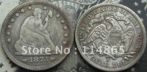 1873-S Arrows at Date Seated Liberty QuarterCOIN COPY FREE SHIPPING