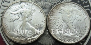 1923-S Walking Liberty Half Dollar UNC COIN COPY FREE SHIPPING