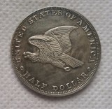 USA 1838 P50C Liberty Facing Left Half Dollar Patterns COPY COIN commemorative coins