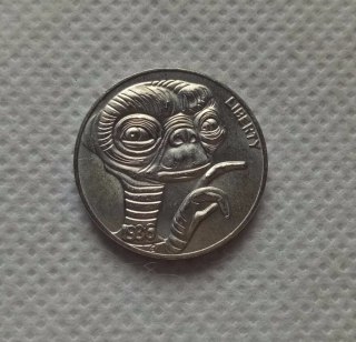 Hobo Nickel Coin_Type #27_1936-S BUFFALO NICKEL Copy Coin