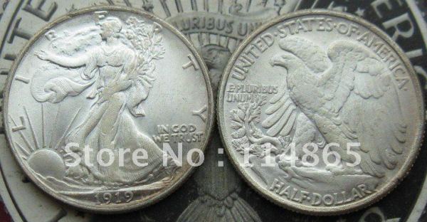 1919-S Walking Liberty Half Dollar UNC COIN COPY FREE SHIPPING