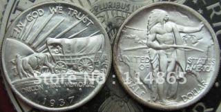 USA 1937- S  OREGON TRAIL COMMEMORATIVE HALF UNC COPY FREE SHIPPING