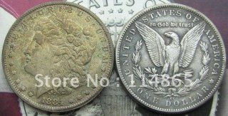 1884-CC Morgan Dollar COIN COPY FREE SHIPPING
