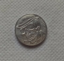 Hobo Nickel Coin_Type #21_1937-S BUFFALO NICKEL Copy Coin