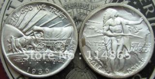 USA 1936- S  OREGON TRAIL COMMEMORATIVE HALF UNC COPY FREE SHIPPING