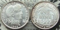 1903-S Barber Liberty Head Dime UNC COPY FREE SHIPPING
