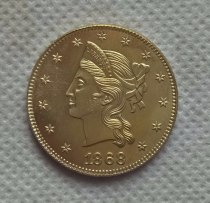 USA 1868  Three Cent Liberty Head  $10 Liberty Head Eagle Patterns COPY COIN commemorative coins