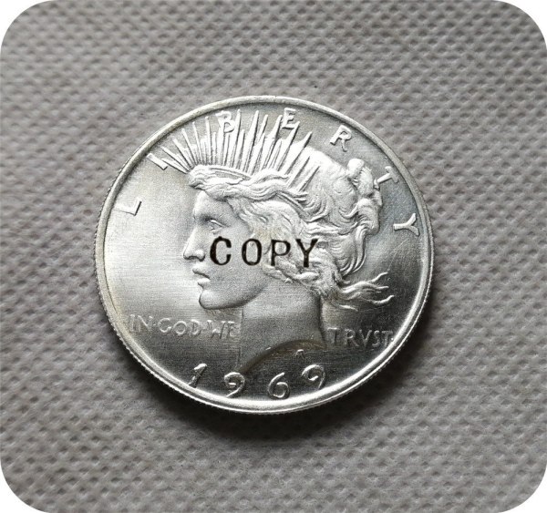 USA 1969 Peace Dollar silver COPY COIN