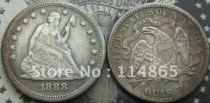 1888 Seated Liberty Quarter COIN COPY FREE SHIPPING