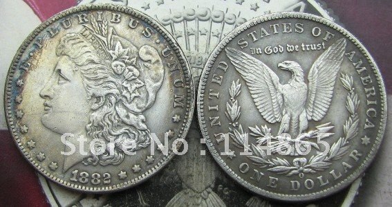1882-O Morgan Dollar COIN COPY FREE SHIPPING