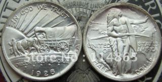 1926_P OREGON TRAIL COMMEMORATIVE HALF DOLLAR UNC COPY FREE SHIPPING