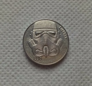 Hobo Nickel Coin_Type #9_1936-S BUFFALO NICKEL Copy Coin