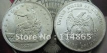 1876-S Trade Dollar UNC COIN COPY FREE SHIPPING