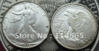 1916-S(OBV) Walking Liberty Half Dollar UNC COIN COPY FREE SHIPPING