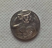 Hobo Nickel Coin_Type #15_1937-S BUFFALO NICKEL Copy Coin