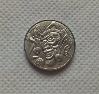 Hobo Nickel Coin_Type #4_1938-S BUFFALO NICKEL Copy Coin