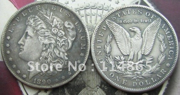 1890-CC Morgan Dollar COIN COPY FREE SHIPPING