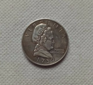 (1759) 50C Martha Washington  Half Dollar  Copy Coin commemorative coins