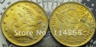 USA 1901 Five Dollar Gold Half Eagle COPY commemorative coins