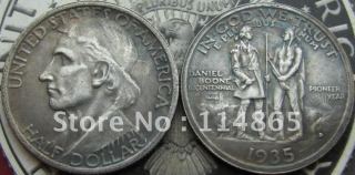 1935-D  BOONE BICENTENNIAL COMMEMORATIVE HALF DOLLAR
