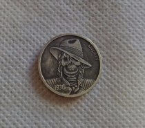 Hobo Nickel Coin_Type #35_1936-S BUFFALO NICKEL Copy Coin