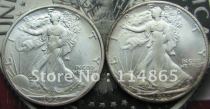 Walking Liberty Half Dollar UNC Two Face Copy Coin commemorative coins
