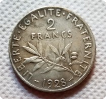 1928 France 2 Francs copy coins commemorative coins-replica coins