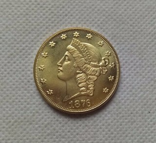 1876,1879 $20 (Twenty Dollar) Patterns gold Copy Coin commemorative coins