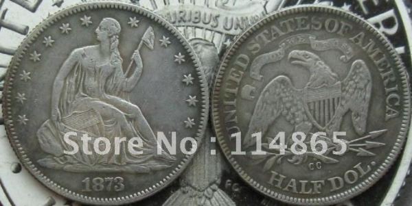 USA 1873- CC  SEATED LIBERTY HALF DOLLAR Copy Coin commemorative coins