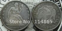 USA 1873- CC  SEATED LIBERTY HALF DOLLAR Copy Coin commemorative coins